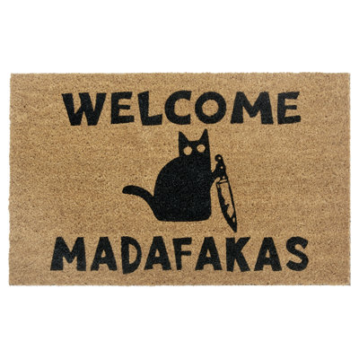 Welcome Madafakas Doormat