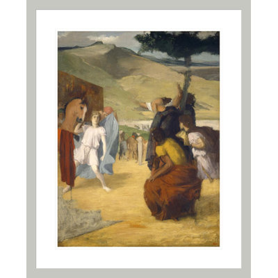 «Alexander and Bucephalus» par Edgar Degas, impression giclée encadrée