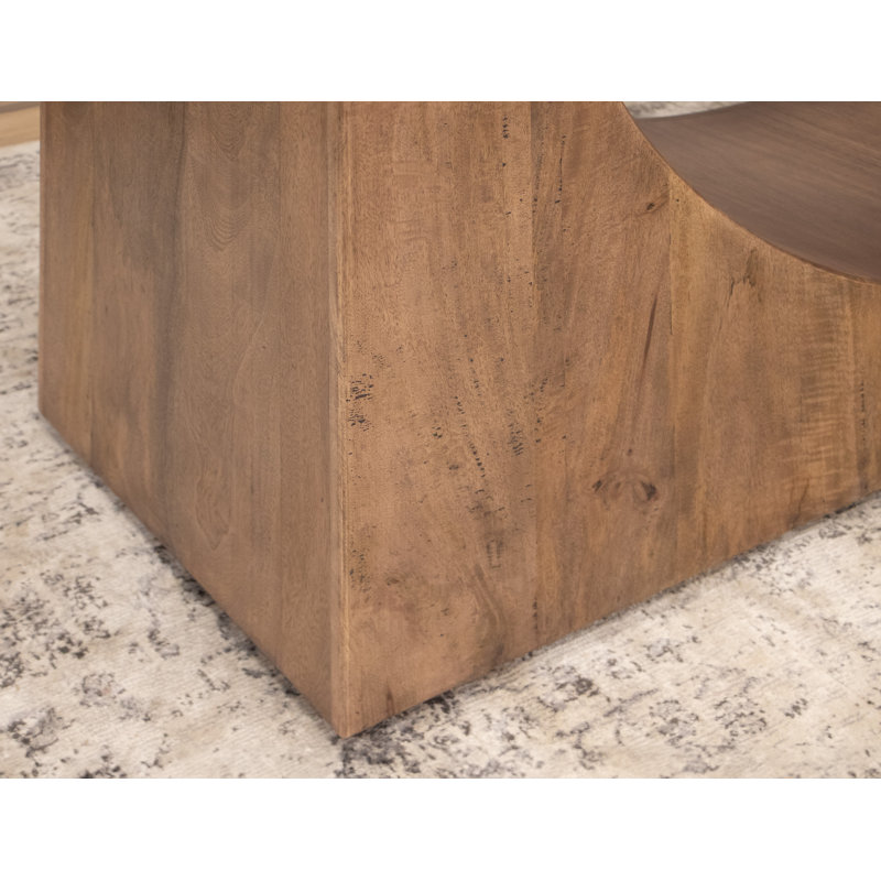 Khristen Chairside Table,  H 24,25 po x l 19,75 po x P 19 po