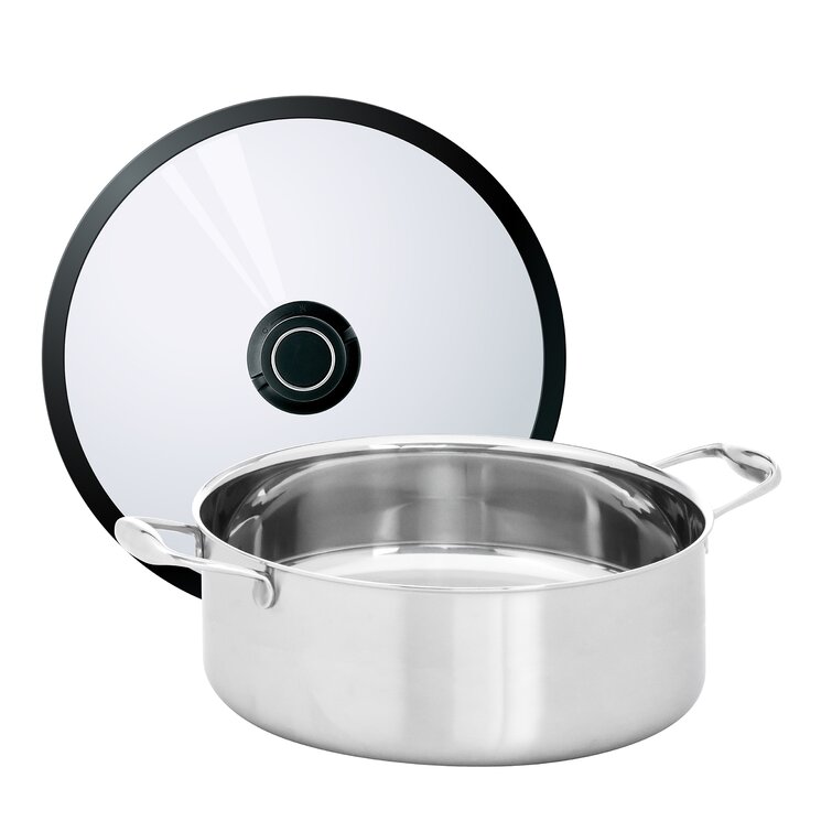 Frieling Black Cube Non-Stick Frying Pan, Stainless Steel, 11.5