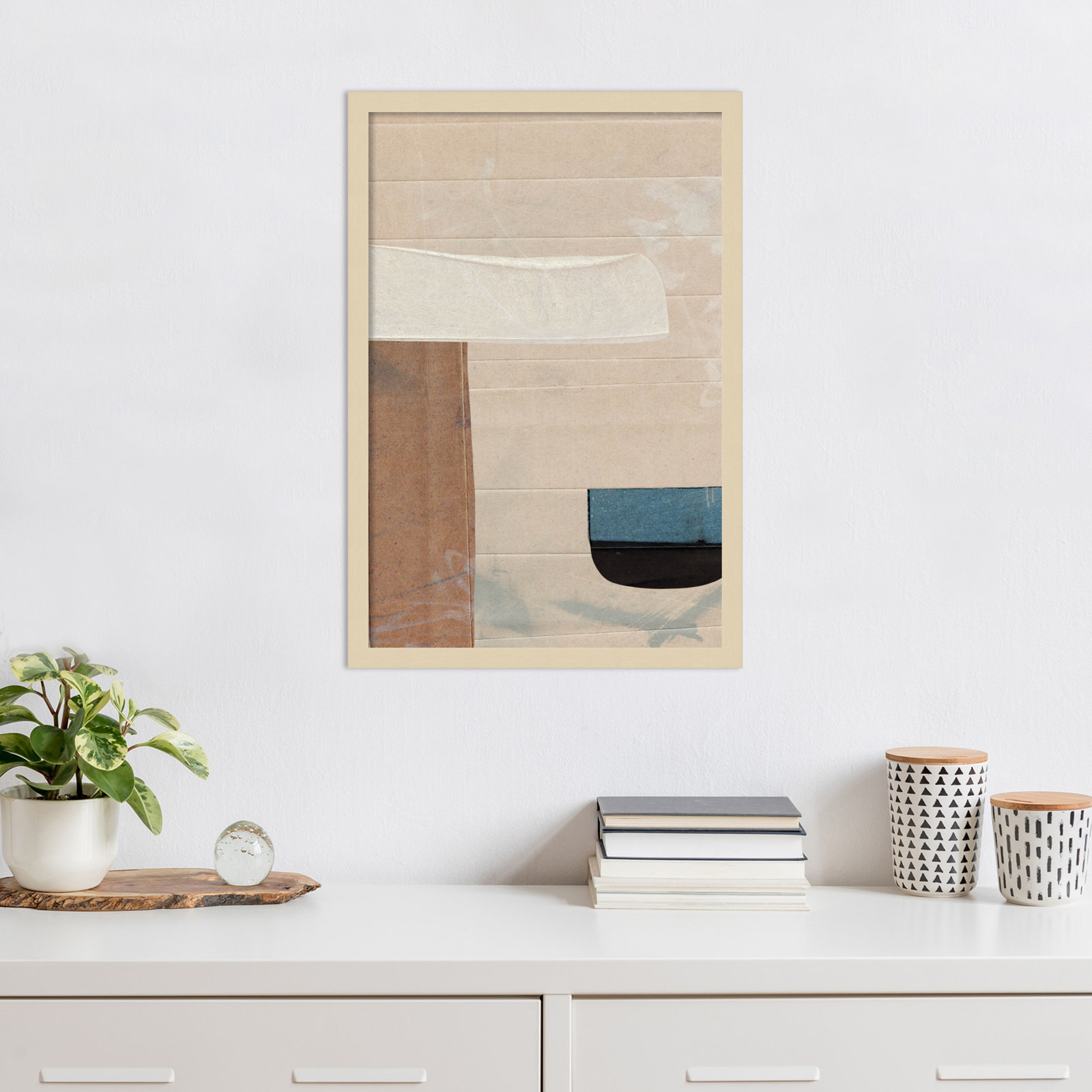 Cleve "Sauna Serenity" Print by Dan Hobday, Brown, 25" H x 17" W