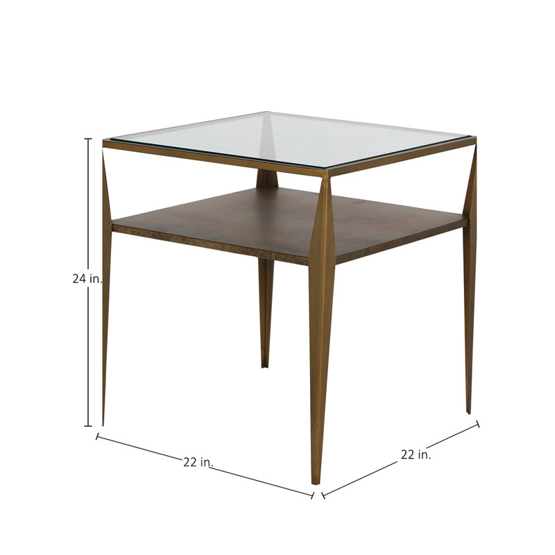 Winona Glass End Table