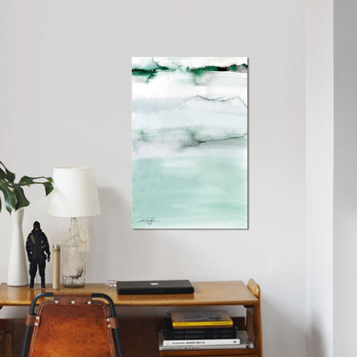 «Serene Moments III» par Kathy Morton Stanion, reproduction d'art sur toile tendue, H 40 po x l 26 po x P 1,5 po