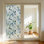 Film d'intimité pour fenêtre, autocollant décoratif en verre sans colle pour fenêtre de maison, film de fenêtre antidérapant pour porte d'entrée, contrôle de la chaleur anti-UV, 15,7 x 39,4 pouces