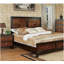 Table de chevet Acacia noyer 1pc seulement