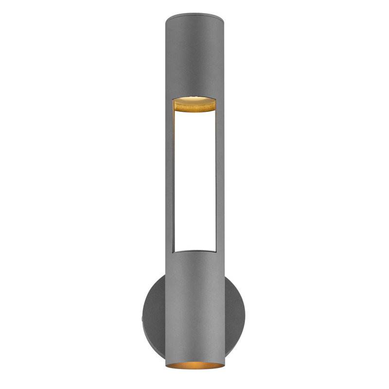 Olso 2 - Bulb 18.25'' H Outdoor Armed Sconce, Textured Graphite