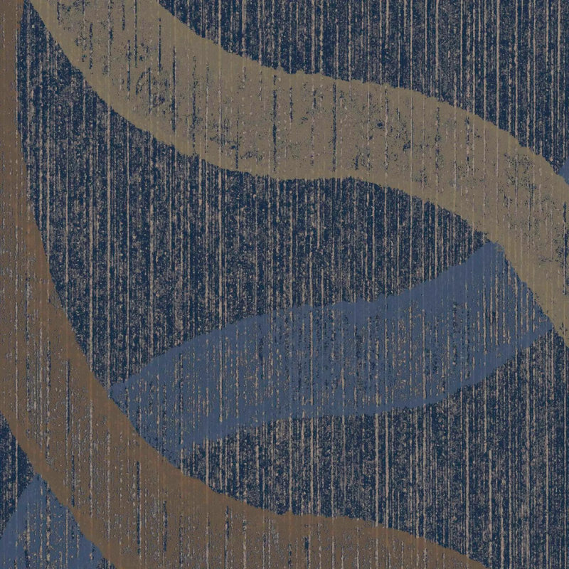 Boutique Refine Geometric Wallpaper, Navy