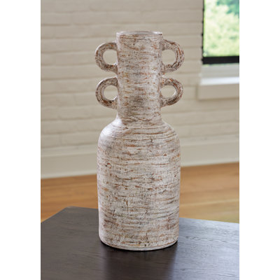 Deroe Terracotta Floor Vase