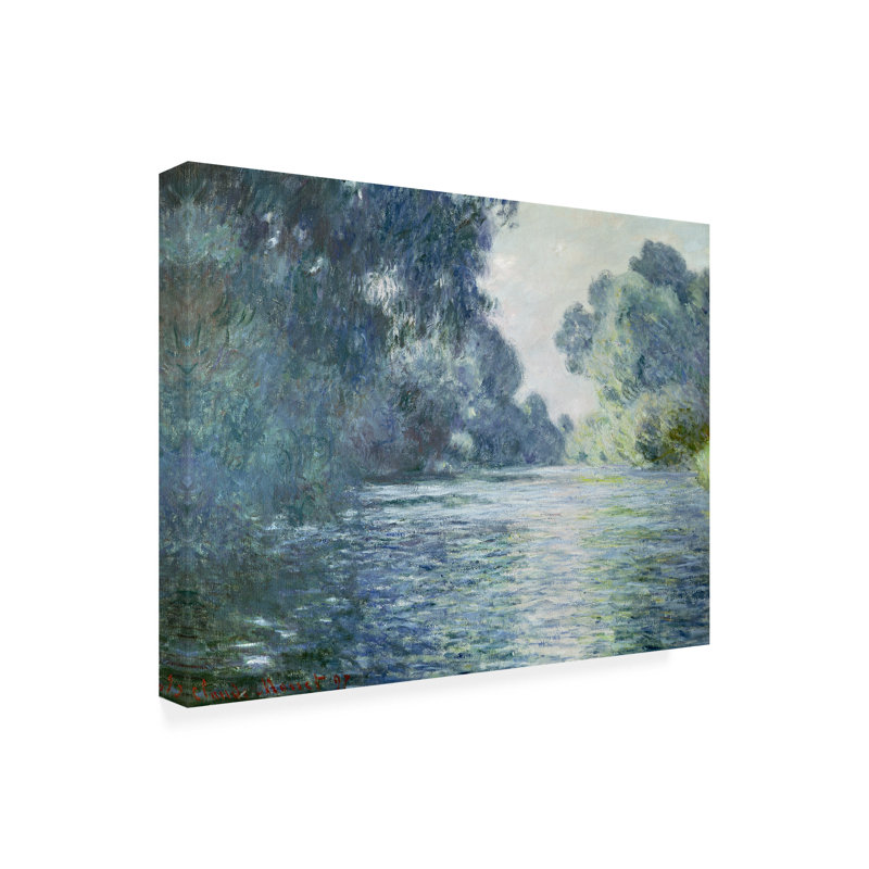 Décoration murale Claude Monet «Branche de la seine près de Giverny», L 47 po x H 35 po