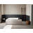 Whirlpool Tub,73" X 48" Jetted Bathtub For 2 Person, Hydro Massage & Chromatherapy,3 Sided Apron,Acrylic ,110 Gallons,Left Drain