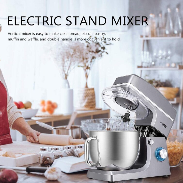 Stand Mixer, Food Mixer Dough Blender, 6 QT 1500W Electric Cake Mixer