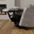 Crecent Plush Fabric Power Lift Recliner with Side Pockets