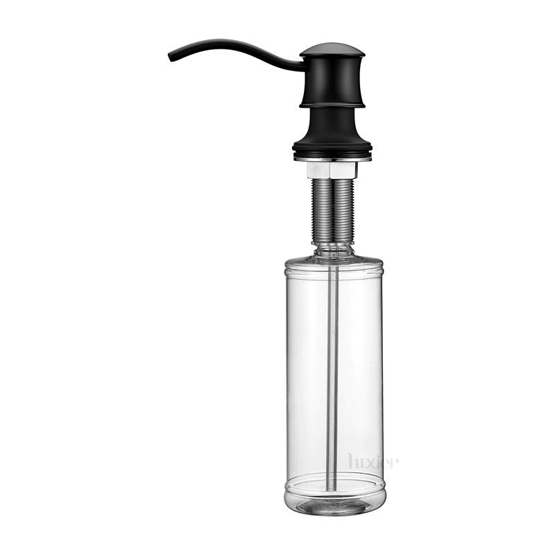 Kitchen Soap & Lotion Dispenser, Matte Black