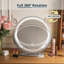 19 po X P 19 po Miroir de maquillage de salle de bain H Round-1986985990