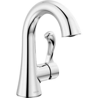 Moen Halle Single Hole Bathroom Faucet with Drain Assembly