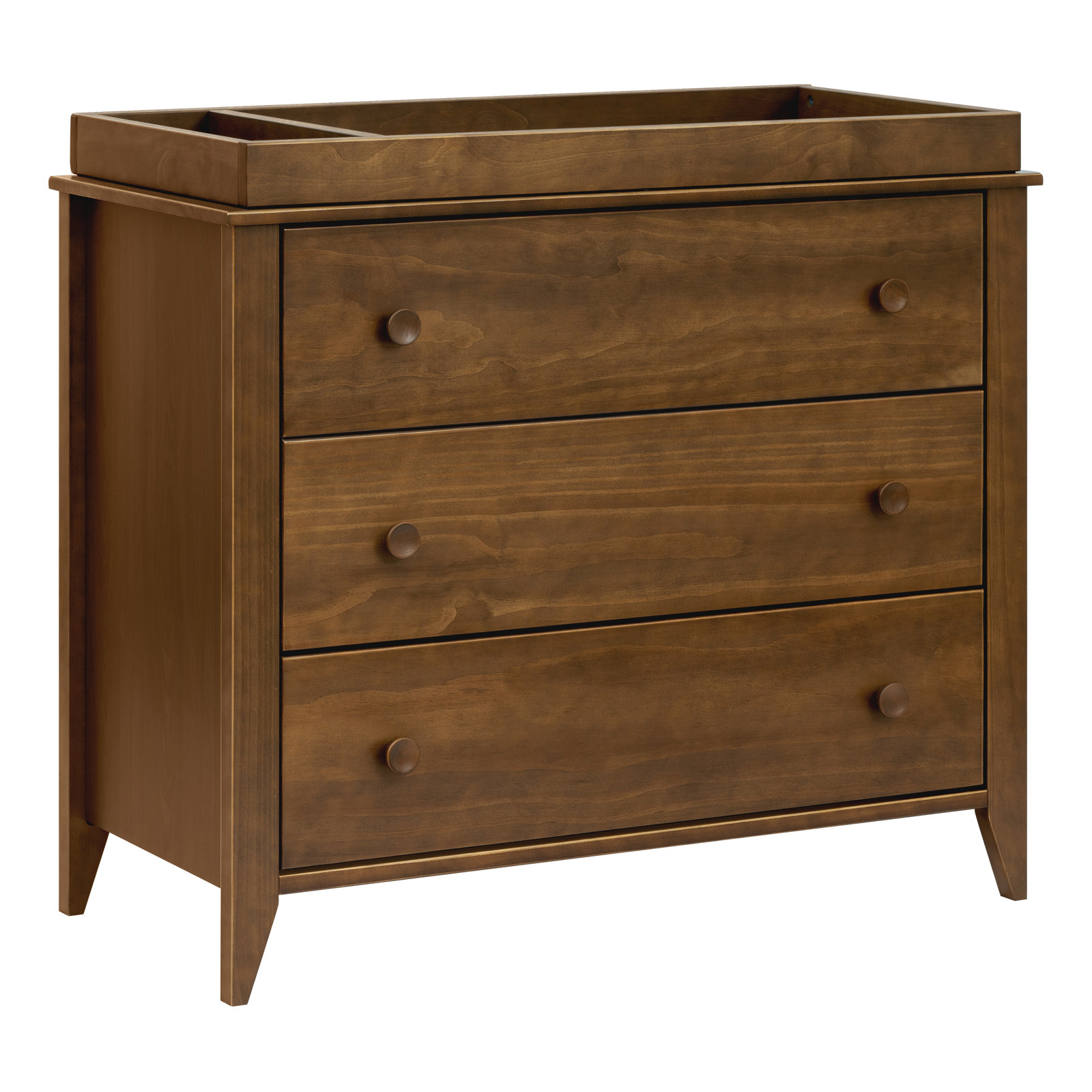 Sprout 3-Drawer Changing Table Dresser, Natural Walnut