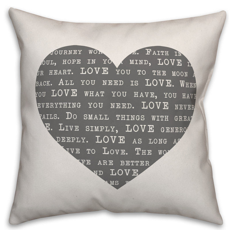 Throw Pillow, Polyester/Polyfill, 20" x 20"