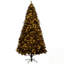 Arbre de Noël artificiel 7,5 pi avec base en métal