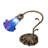 15" High Blue Tiffany Pond Lily Accent Lamp-630186296