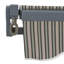 Porterville Multi-Stripe Retractable Patio Outdoor Awning-1395707536