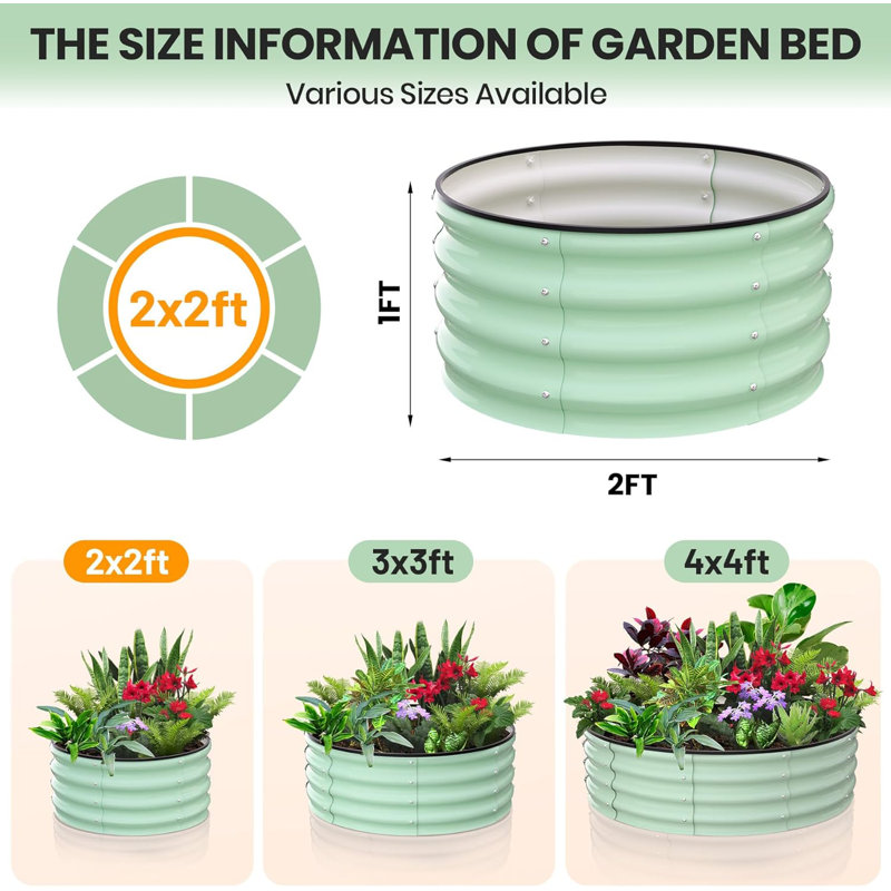 Raised Garden Bed, Green