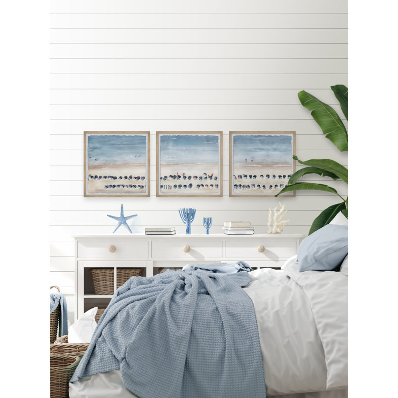 Mccloud Take The Plunge - 3 Piece Single Picture Frame Painting, 81cm H x 81cm W x 3.81cm D