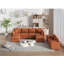 Canapé modulaire rembourré en U avec repose-pieds 6 pièces-1796246313