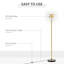 Saterfiel 160cm Gold/Black Floor Lamp