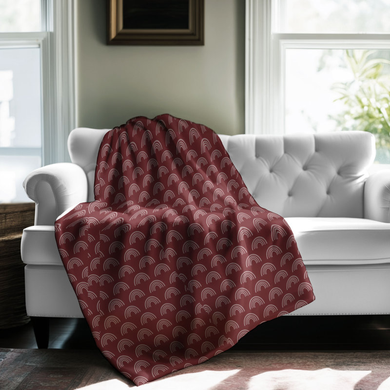 Rustic Vibes - Couverture Sherpa de qualité supérieure 1 pièce, L 60 po x l 50 po