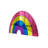 Rainbow Acrylic Mirror Wall Art Decor-525531461