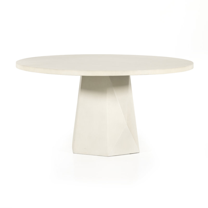 Table de salle à manger Clemmie, Blanc