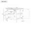 Buffet avec tablettes réglables-1875999605