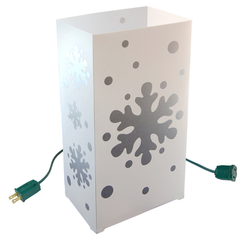 Ensemble de luminaires électriques 10 lumières, Flocon de neige