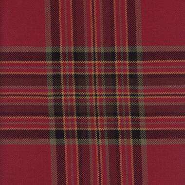 Schumacher Montana Wool Plaid Oxford Grey Fabric