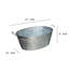 Baignoire en acier galvanisé Kaitlyn-Louise-5102507