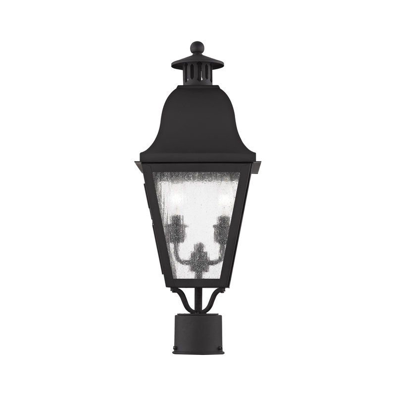 Tête de lanterne à 1 lumière Arnfred, H 21 po x l 8,5 po x P 8,5 po, Noir