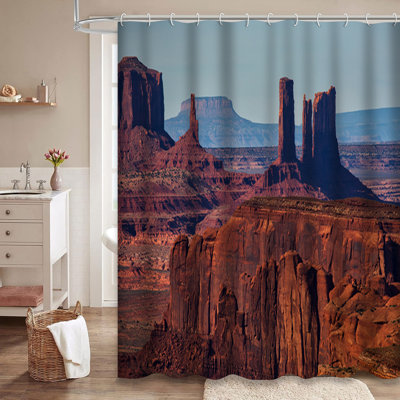 Rideau de douche Arizona Sunset Tribal Canyon