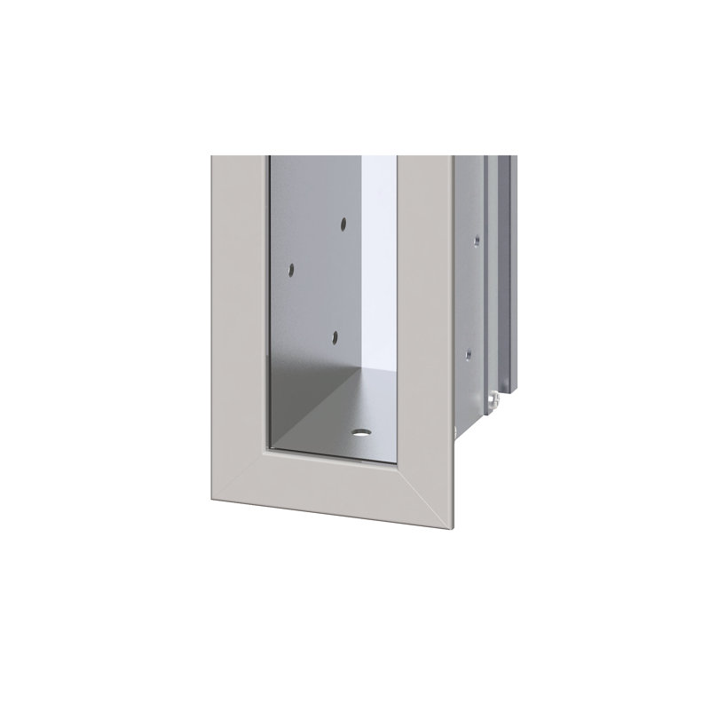 Inline 1-Light Gray Bath Bar