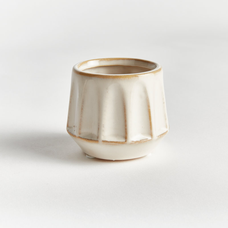 DEZIE MINI POTS, Cream