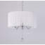 Lustre 3 lumières transitionnel en soie
