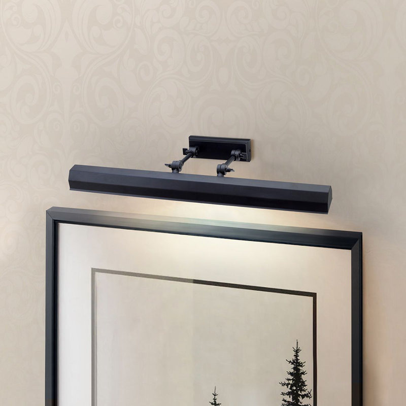 4-Light Wall Picture Light, Black