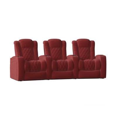 Sièges de cinéma maison de rangée continentale (rangée de 3)
