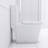 Elongated One Piece Toilet White
