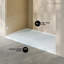 Base de bac de douche 64 x 36 ADA avec drain central blanc brillant Alliance