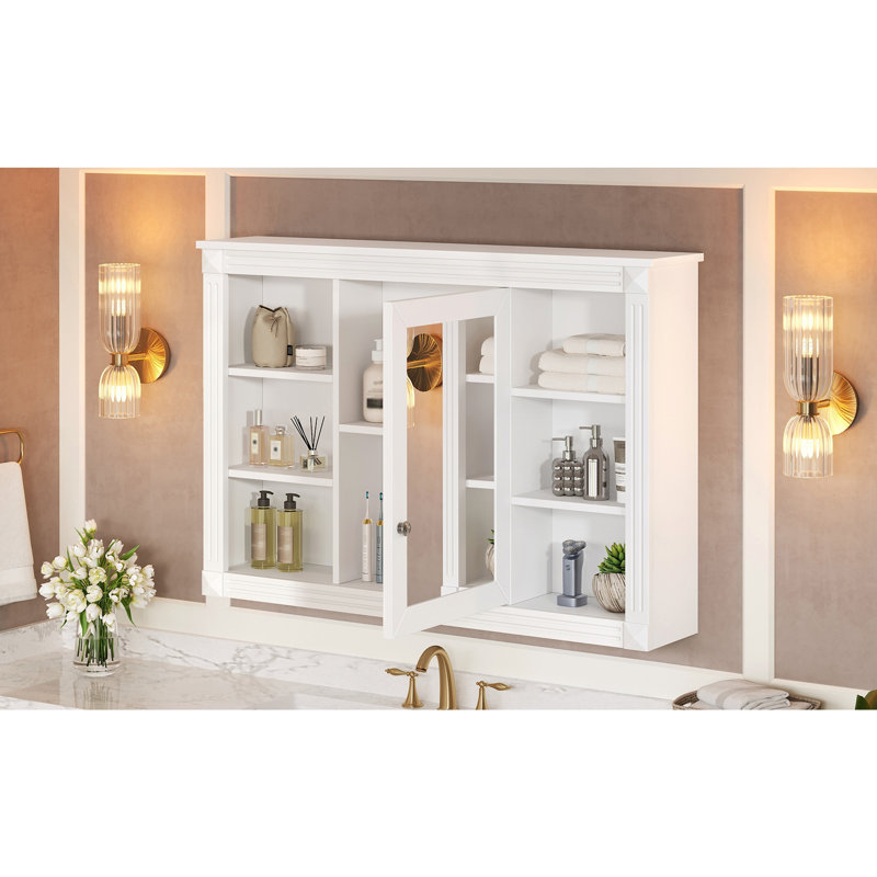 Armoire de rangement murale de salle de bain 42 po