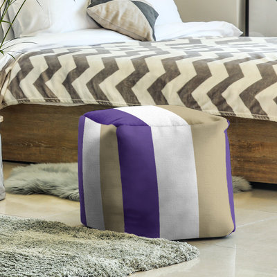 Repose-pieds cube la ours college stripes