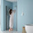 Matte Black Fold Shower Door, 34"w X 72"h, 1/4 - Inch Thick Tempered Clear Glass, Bi Style, Screen, Stainless Steel Frame And Hinges, Reversible Installation, 180° Overlapping Angle, Adjustable For