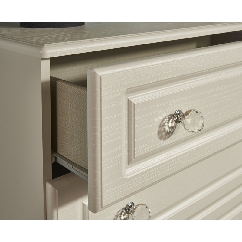 Fully Assembled Asphodèle Dressing Table Set, Cashmere