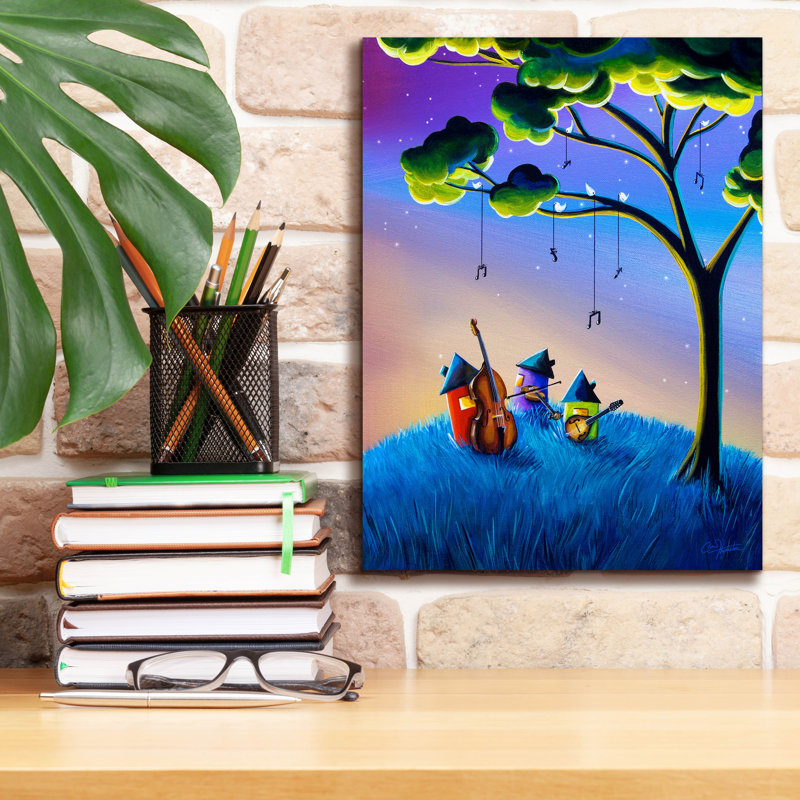 «Bluegrass Nights» par Cindy Thornton, H 16 po x l 12 po x P 0,75 po
