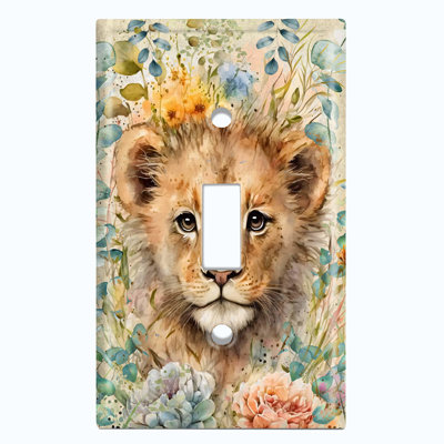 Animals 1 - Gang Toggle Light Switch Standard Wall Plate